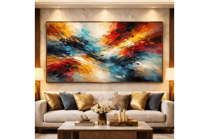 Tranh Trừu Tượng Hiện Đại – Lựa Chọn Hoàn Hảo Cho Phòng Khách