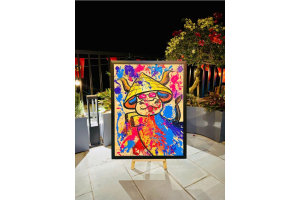 custom acrylic painting personalized gift