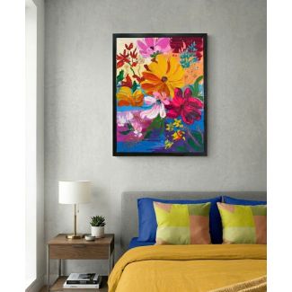 Tranh Tay Bông Hoa Trừu Tượng Luxury - Tác Phẩm "Sắc Hoa" Đẳng Cấp