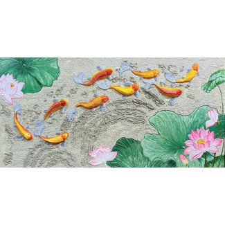 Tranh cửu ngư quần hội