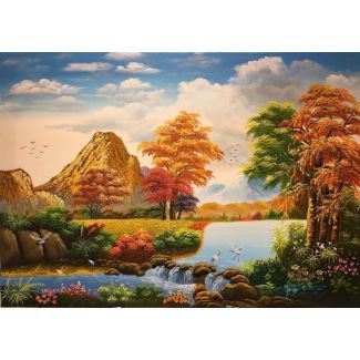 Tranh phong cảnh núi sông Châu Âu