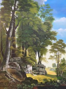 Tranh phong cảnh rừng châu Âu