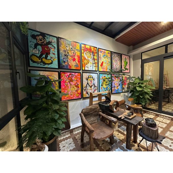 Tranh 12 Con giáp - Tuổi Dê - Tuổi Mùi - 09