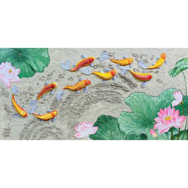 Tranh cửu ngư quần hội