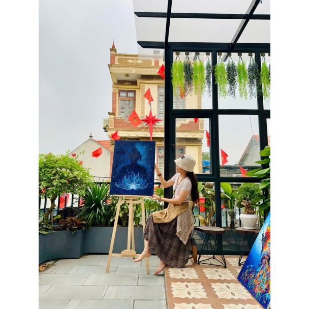 Tranh Phật Giáo Trừu Tượng - Tĩnh 2