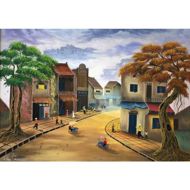 Tranh phố cổ Hà Nội