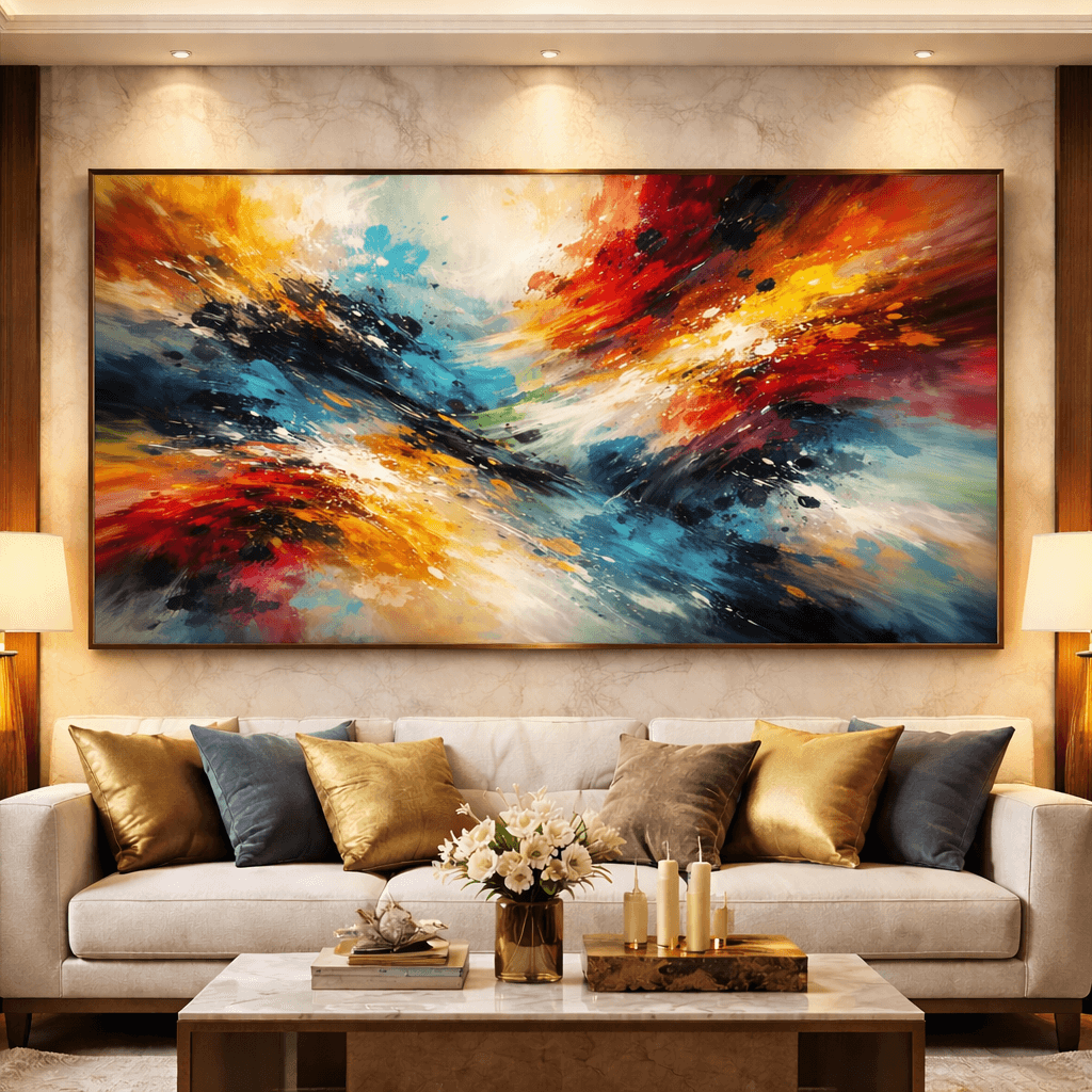 Tranh Trừu Tượng Hiện Đại – Lựa Chọn Hoàn Hảo Cho Phòng Khách