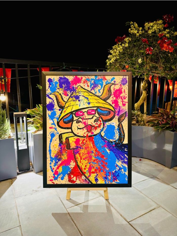 custom acrylic painting personalized gift