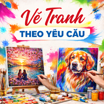 Vẽ tranh theo y&ecirc;u cầu